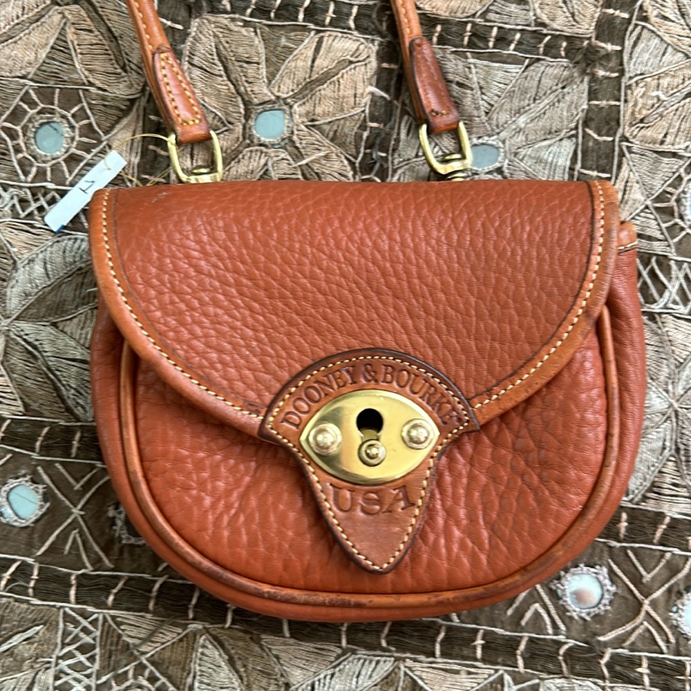 Dooney & Bourke Vintage Mini Saddlebag or Crossbody - Picture 12 of 14